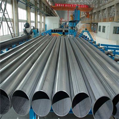 High Frequency ERW Welded Steel Pipe SCH40 Water Gas Pipeline
