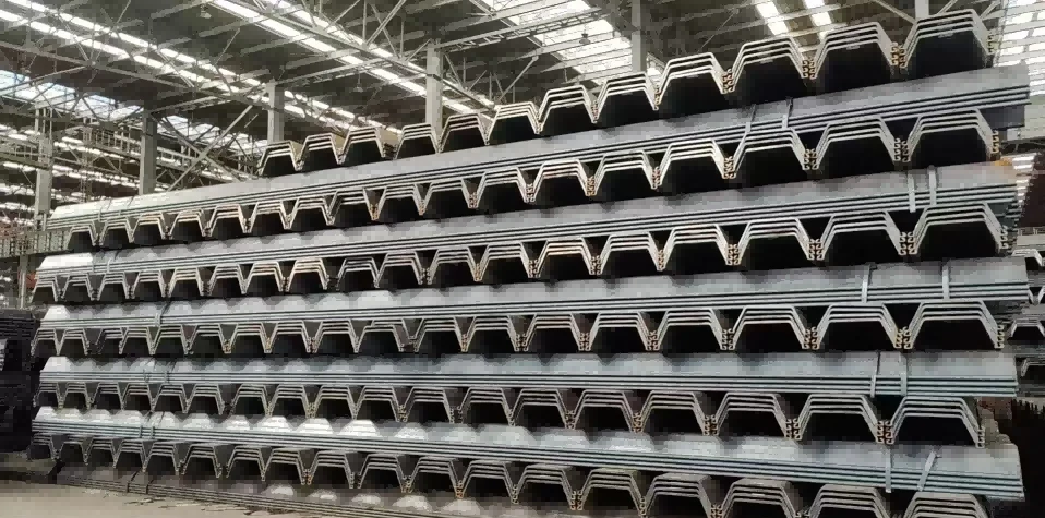 U-Type & Z-Type Steel Sheet Piles A36, A572 Gr.50, A690